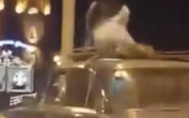  Прокатилась на крыше «шестерки»: видео